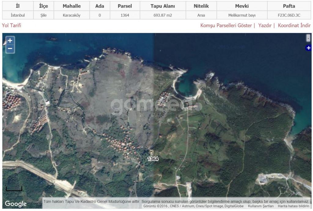 ŞİLE KARACAKÖY'DE DENİZE YAKIN 694 M2 ARSA FIRSAT !!!