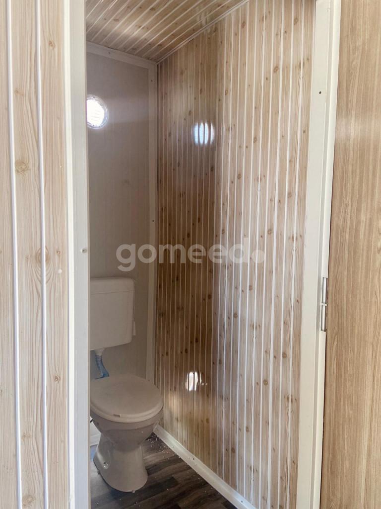 3x7 21m 2 Oda ful orjinal sandiwich panelden  wc duş lavabo mutfak soba yakılabilir