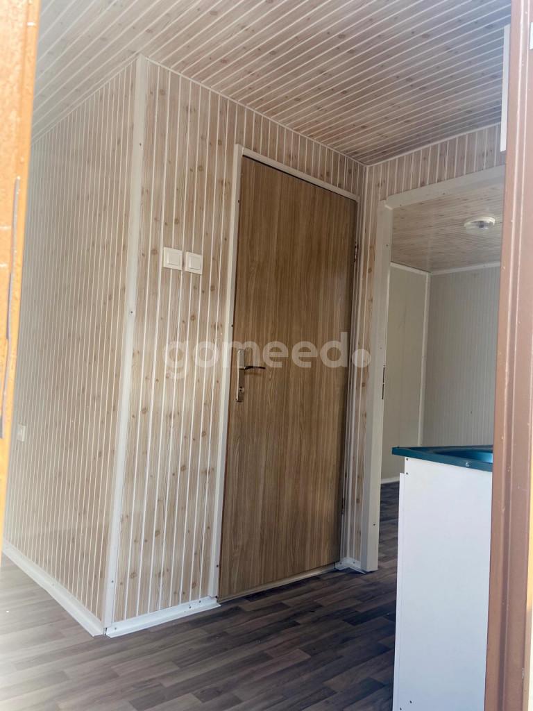 3x7 21m 2 Oda ful orjinal sandiwich panelden  wc duş lavabo mutfak soba yakılabilir