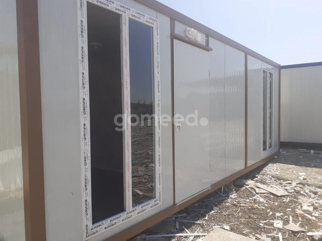 3x7 21m 2 Oda ful orjinal sandiwich panelden  wc duş lavabo mutfak soba yakılabilir