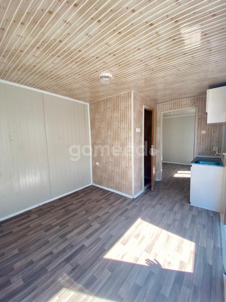 3x7 21m 2 Oda ful orjinal sandiwich panelden  wc duş lavabo mutfak soba yakılabilir