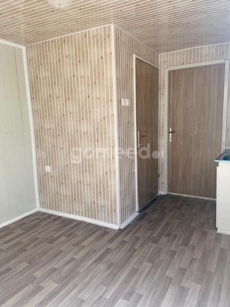 3x7 21m 2 Oda ful orjinal sandiwich panelden  wc duş lavabo mutfak soba yakılabilir