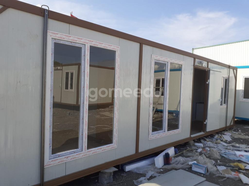 3x7 21m 2 Oda ful orjinal sandiwich panelden  wc duş lavabo mutfak soba yakılabilir