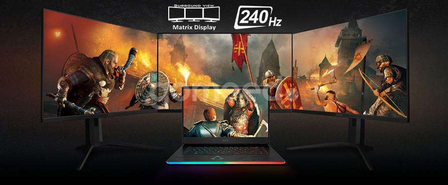 MSI NB GE66 VALHALLA 10SE-658TR I7-10870H 32GB DDR4 RTX2060 GDDR6 6GB 1TB SSD 15.6 240Hz FHD W10 DİZÜSTÜ PC