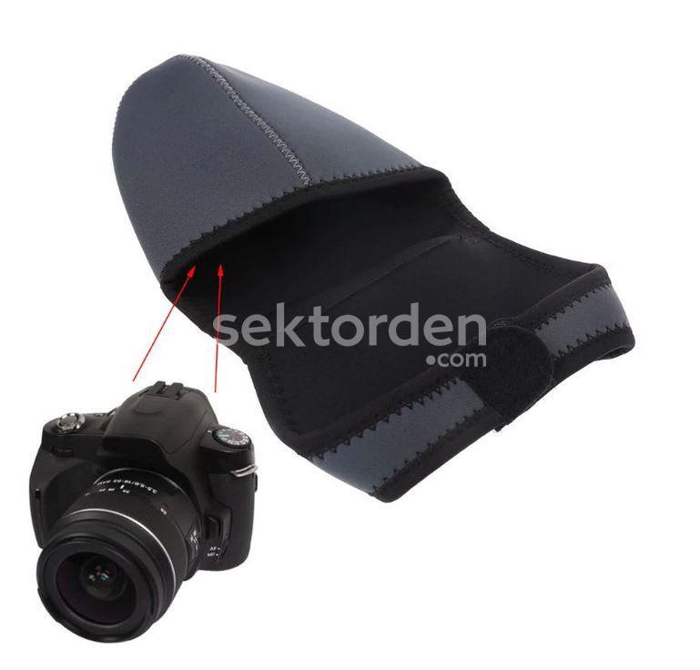 DSLR Makineler İçin Neopren Makine Kılıfı M 20cm X 21cm