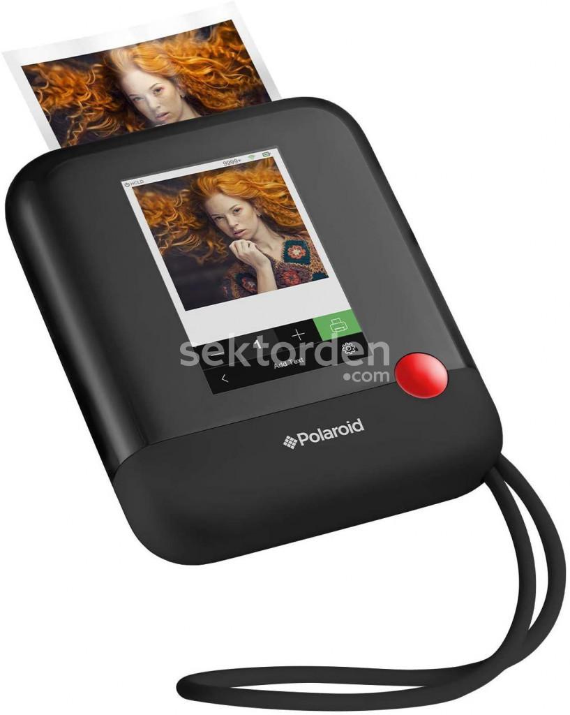 Zink Polaroid Pop 2.0 2'si 1 Arada Kablosuz Taşınabilir Anında 3x4 Fotoğraf Yazıcısı