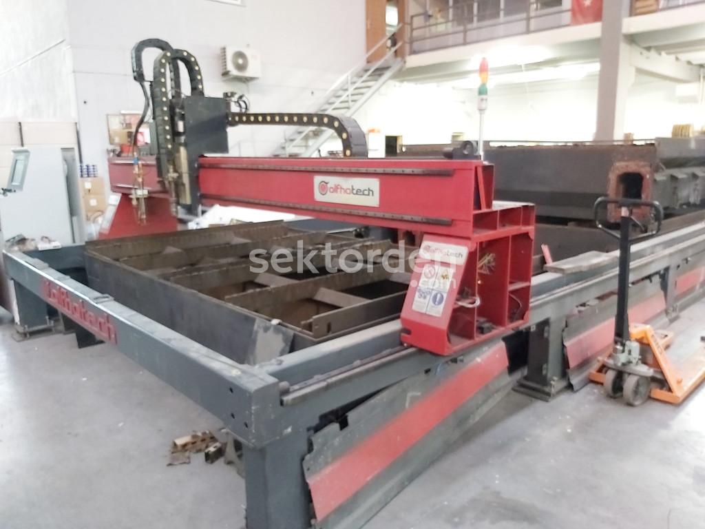 3000 x 6000 HPR 130 Amper 2007 MODEL ALFATECH Qxy ve PLAZMA KESİM