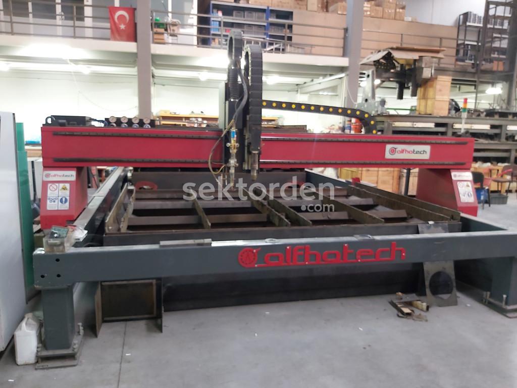 3000 x 6000 HPR 130 Amper 2007 MODEL ALFATECH Qxy ve PLAZMA KESİM