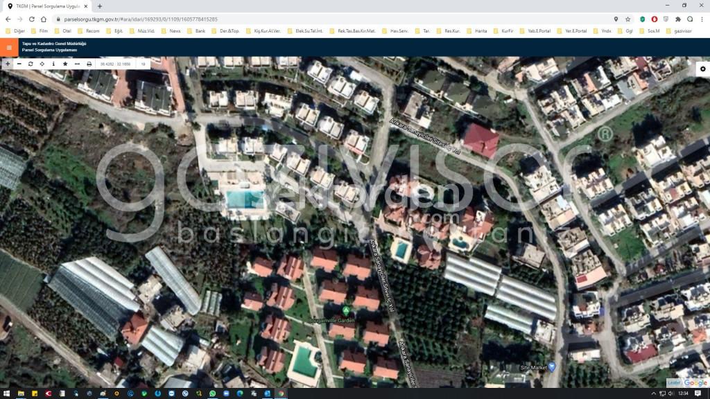 ALANYA DEMİRTAŞ TA DENİZ MANZARALI & İMARLI ARSA