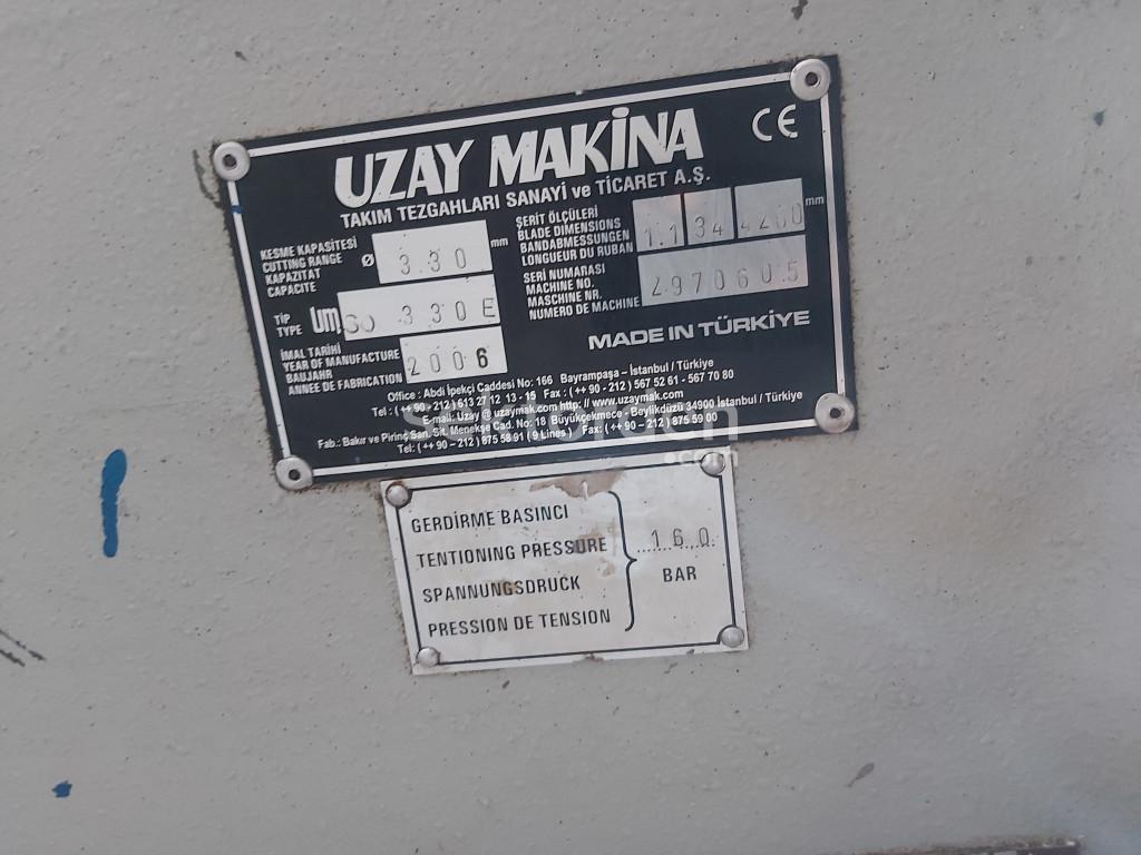 330mm Uzay Tam Otomatik Hidrolik Sıkma 2006 Model Şerit Testere