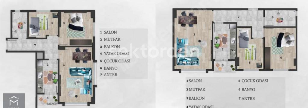 EMLAK WORKS'DEN DENİZ, HAVUZ VE AYDOS ORMANI MANZARALI 2+1, 3+1 LÜX DAİRELER